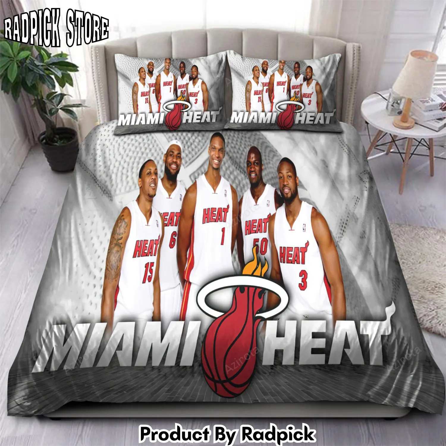 Radpick roster miami heat 36 bedding sets rp3279011